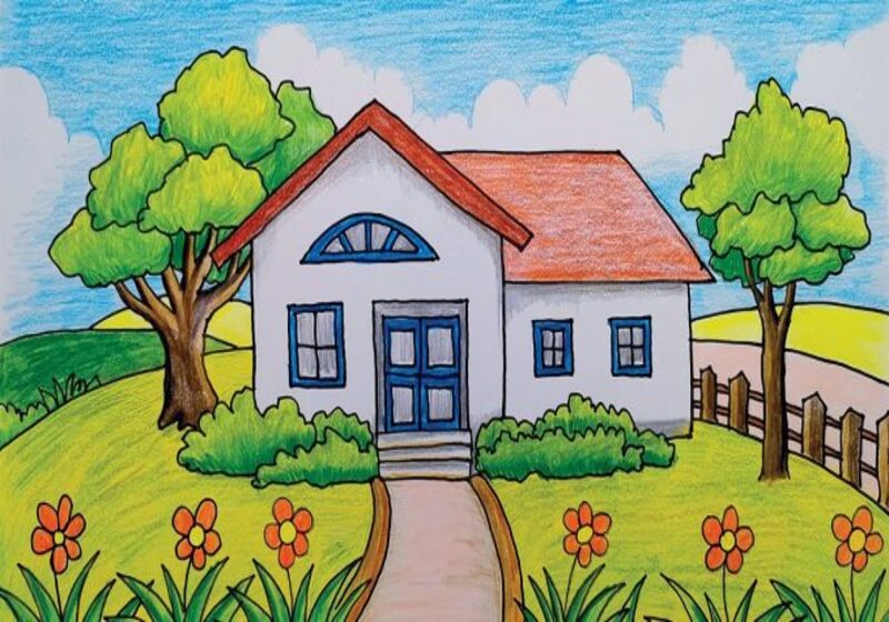 Hãy tham gia và theo dõi hướng dẫn vẽ ngôi nhà cho bé để tạo ra được những tác phẩm nghệ thuật đáng yêu và đầy tính sáng tạo. Hình ảnh liên quan sẽ khiến bạn đầy cảm hứng và nhiệt huyết để tạo ra những chiếc nhà nhỏ xinh tươi cho các bé yêu.