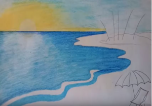 Hướng dẫn dạy bé vẽ tranh phong cảnh đơn giản chi tiết nhất  PHÒNG GIÁO  DỤC ĐÀO TẠO HUYỆN TRẠM TẤU