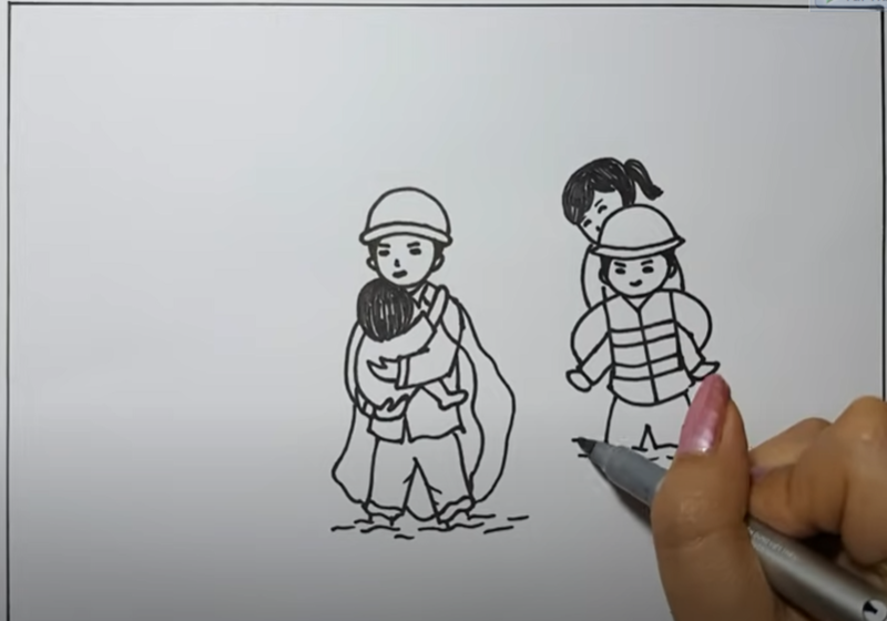 5 Bước Vẽ Chú Bộ Đội Cực Kỳ Đơn Giản Cho Trẻ Tập Vẽ - POPS Kids Learn