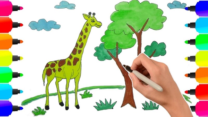 dạy vẽ loài vật giản dị mang đến bé