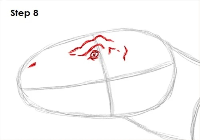cách vẽ con khủng long đơn giản