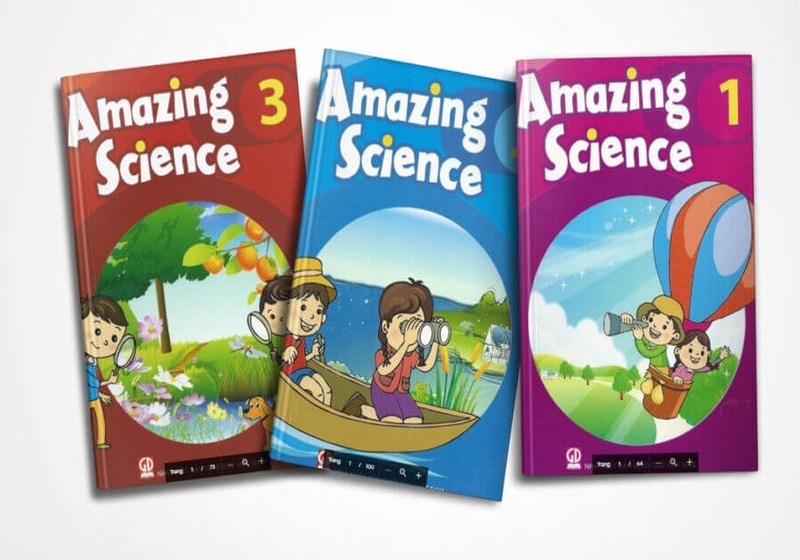 Bộ sách tiếng Anh cho bé 3 tuổi “Amazing Science”