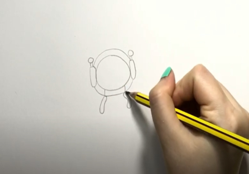 Những bước Cách vẽ vũ trụ bằng màu sáp đơn giản cho trẻ em