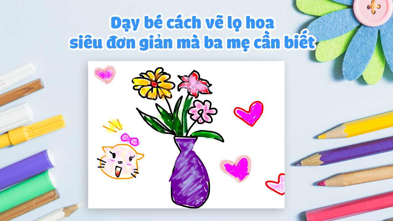 Vẽ lọ hoa đơn giản nhưng không kém phần tinh tế và đẹp mắt. Hãy cùng nhìn ngắm những tác phẩm vẽ lọ hoa đơn giản này và tô điểm cho không gian sống của bạn bằng những bức tranh đẹp.