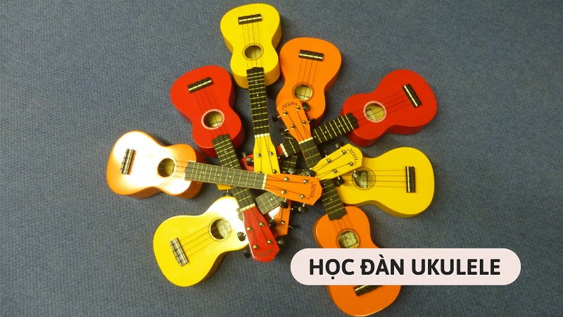 khóa học cho bé 5 tuổi học ukulele