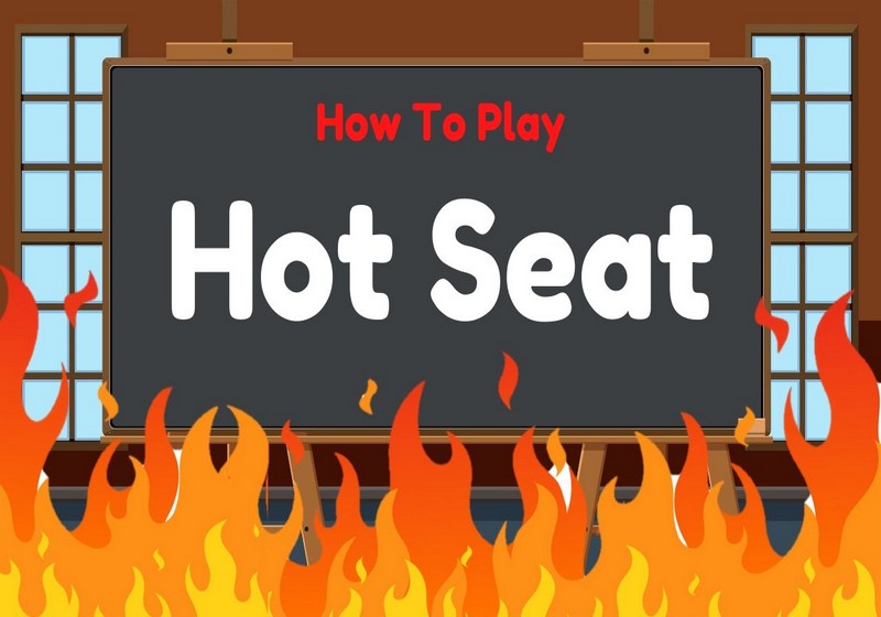 trò chơi tiếng anh cho trẻ lớp 2 Hot seat