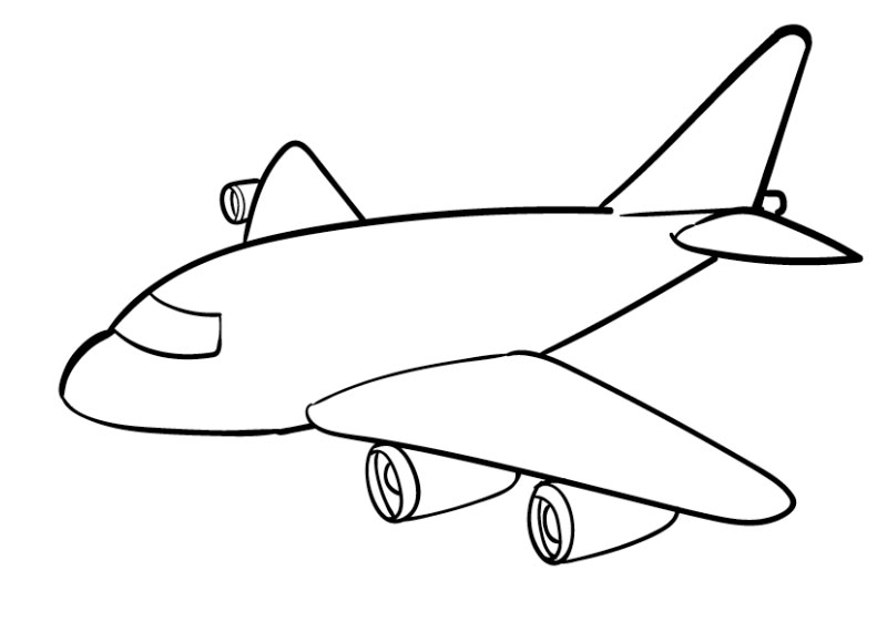 vẽ máy bay giấy cute