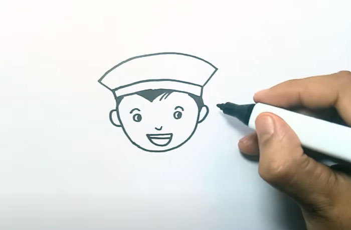 vẽ chú quân nhân hải quân