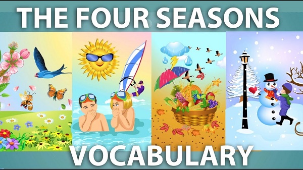 Bài hát Four Seasons In A Year giúp bé nhận biết