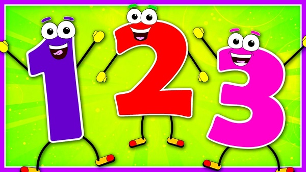 Ca khúc The Number Song hỗ trợ bé học đếm số bằng tiếng Anh