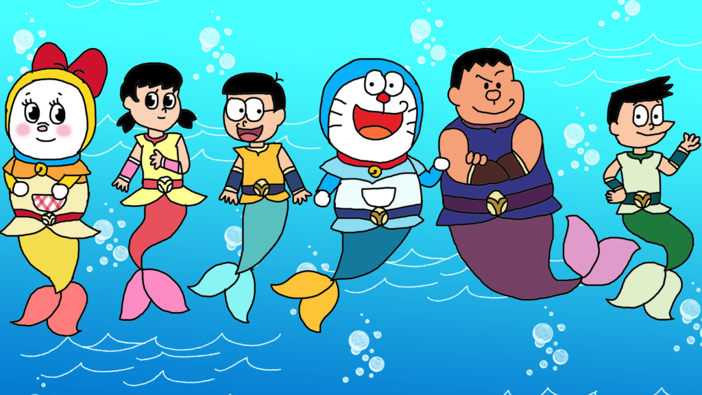 Bộ phim Nobita Và Cuộc Đại Thủy Chiến Tại Xứ Sở Người Cá là bộ phim truyền hình Doraemon tập luyện lâu năm đem lợi nhuận tối đa vô tuần trước tiên tung ra.
