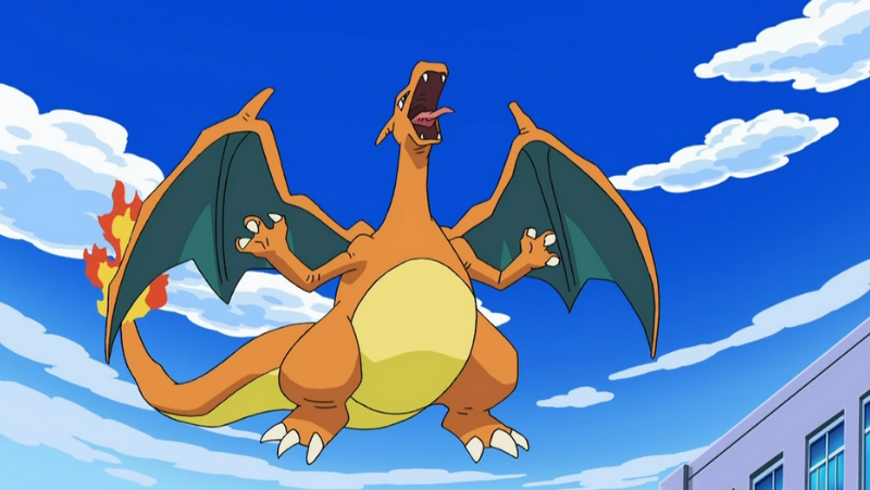 Pokemon hệ Lửa - Charizard là một con rồng rất cứng đầu.