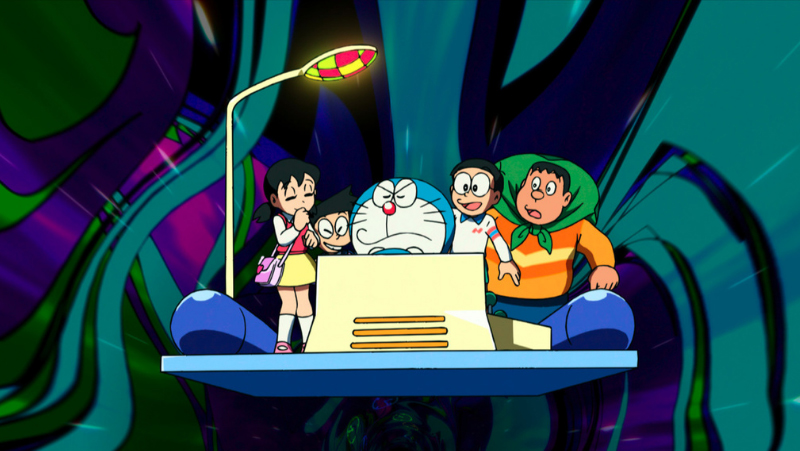 Cỗ máy thời gian giúp Nobita di chuyển trong không gian và thời gian. 