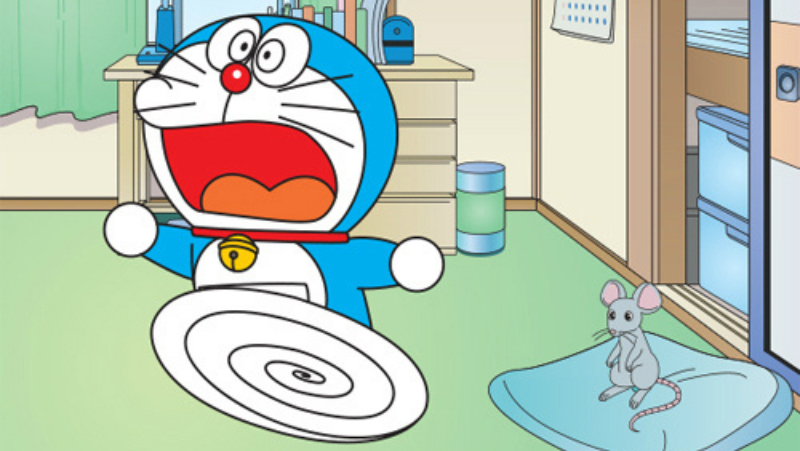 Thông minh, đáng yêu là thế nhưng Doraemon lại có nỗi sợ mang tên chuột nhắt.
