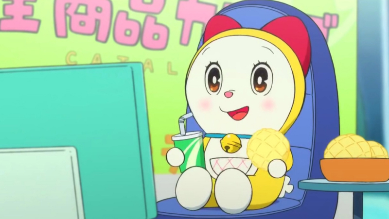 Cô bé Dorami có niềm đam mê ca hát và sở thích ăn bánh dưa gang. 