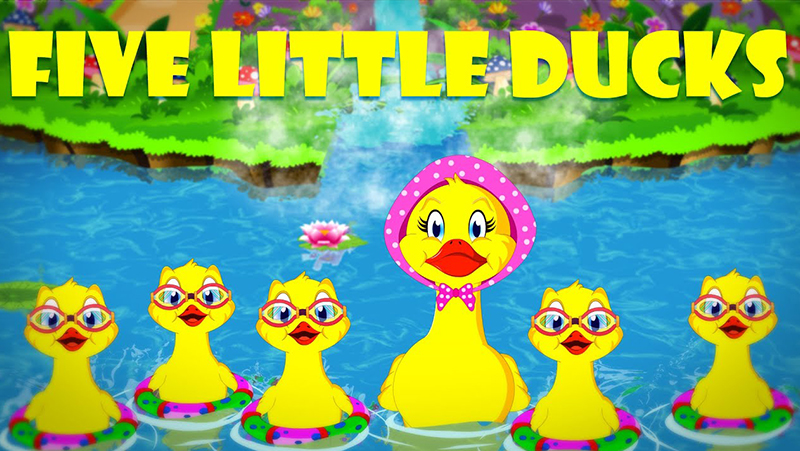 Five Little Ducks là một trong những bài nhạc tiếng Anh được xem nhiều nhất trên nền tảng Youtube