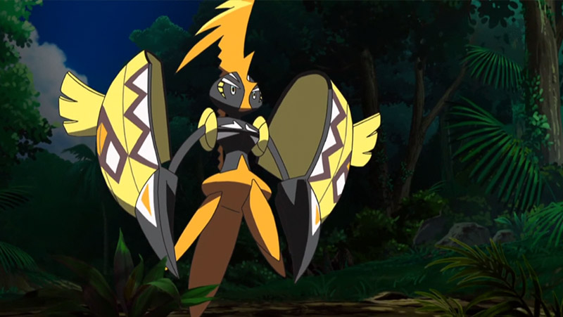 Pokemon huyền thoại hệ Điện Tapu Koko là thần hộ mệnh của đảo Melemele ở Alola