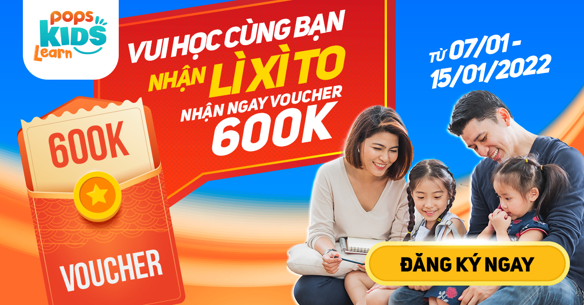 vui học nhận lì xì pops kids learn