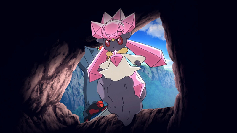 Diancie là pokemon hệ đá có ngoại hình gây thương nhớ