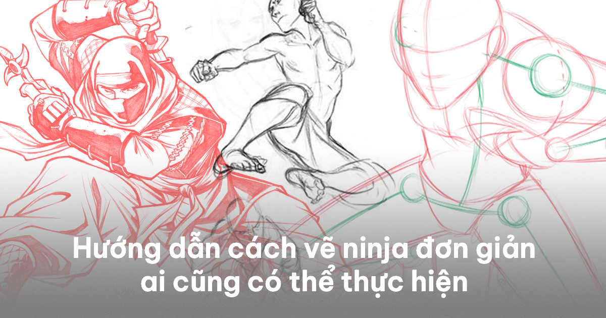 Bước nào để vẽ ninja Naruto đơn giản?