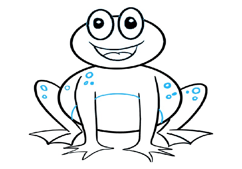 hình vẽ con ếch