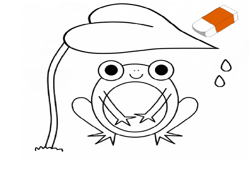 hình hình họa về con cái ếch