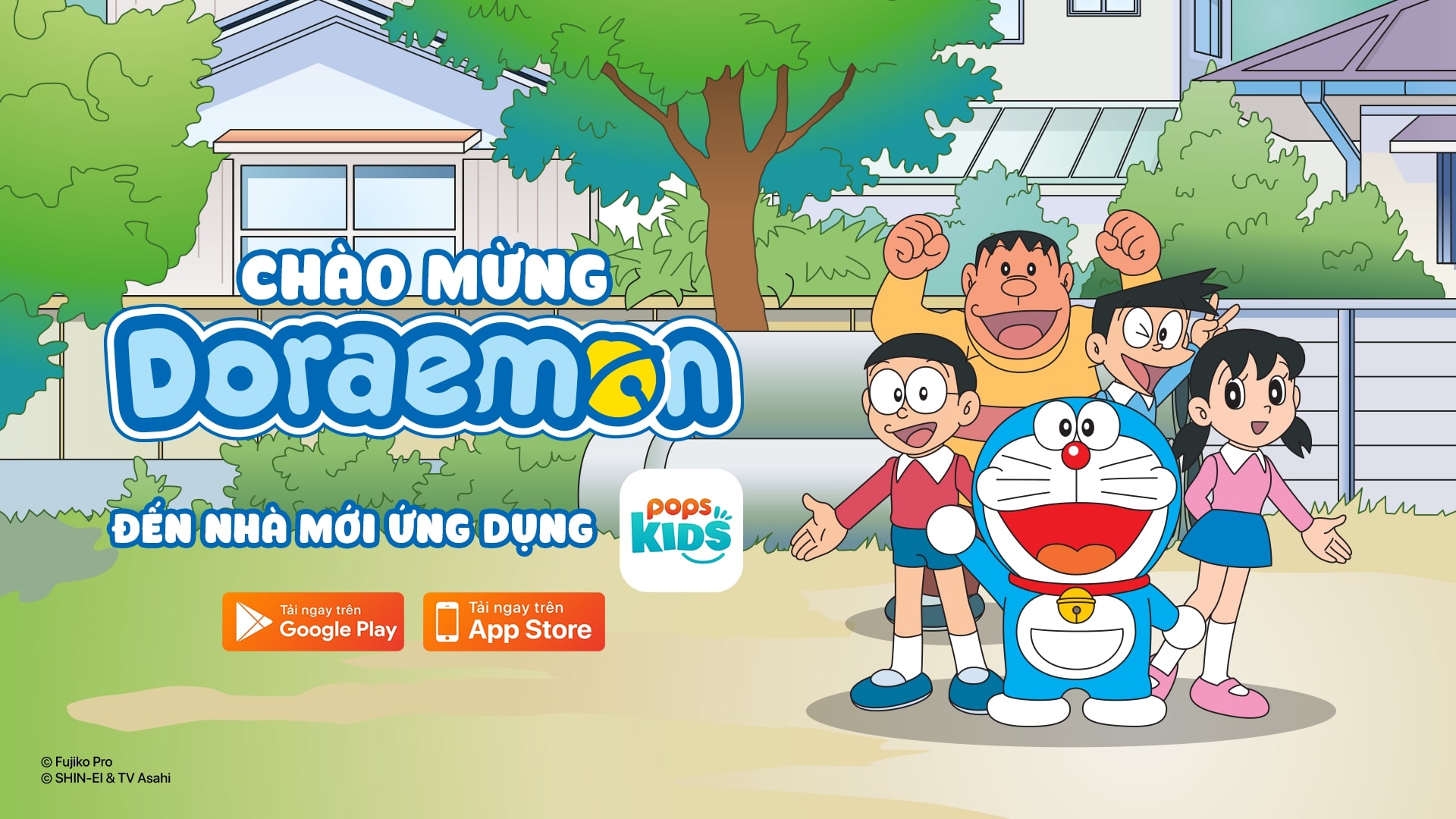 Mèo Ú Doraemon chính thức dời sang nhà mới POPS Kids - POPS Blog