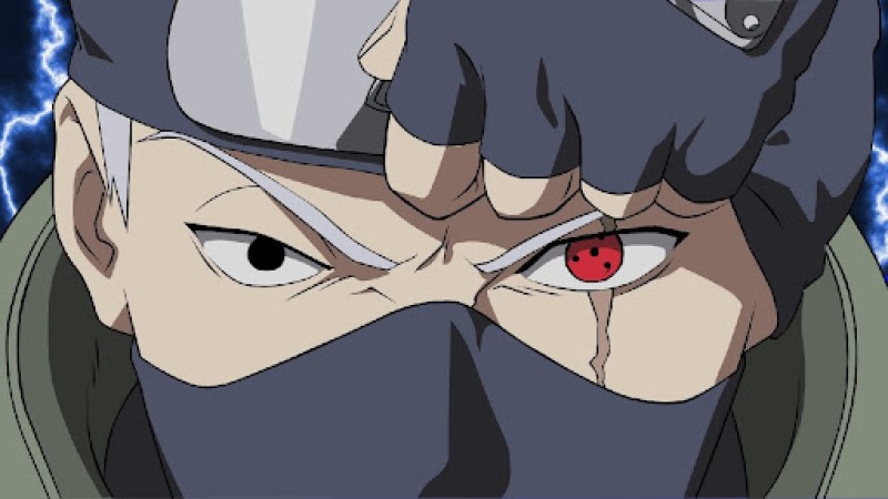 Cận cảnh con mắt Sharingan của Kakashi ninja