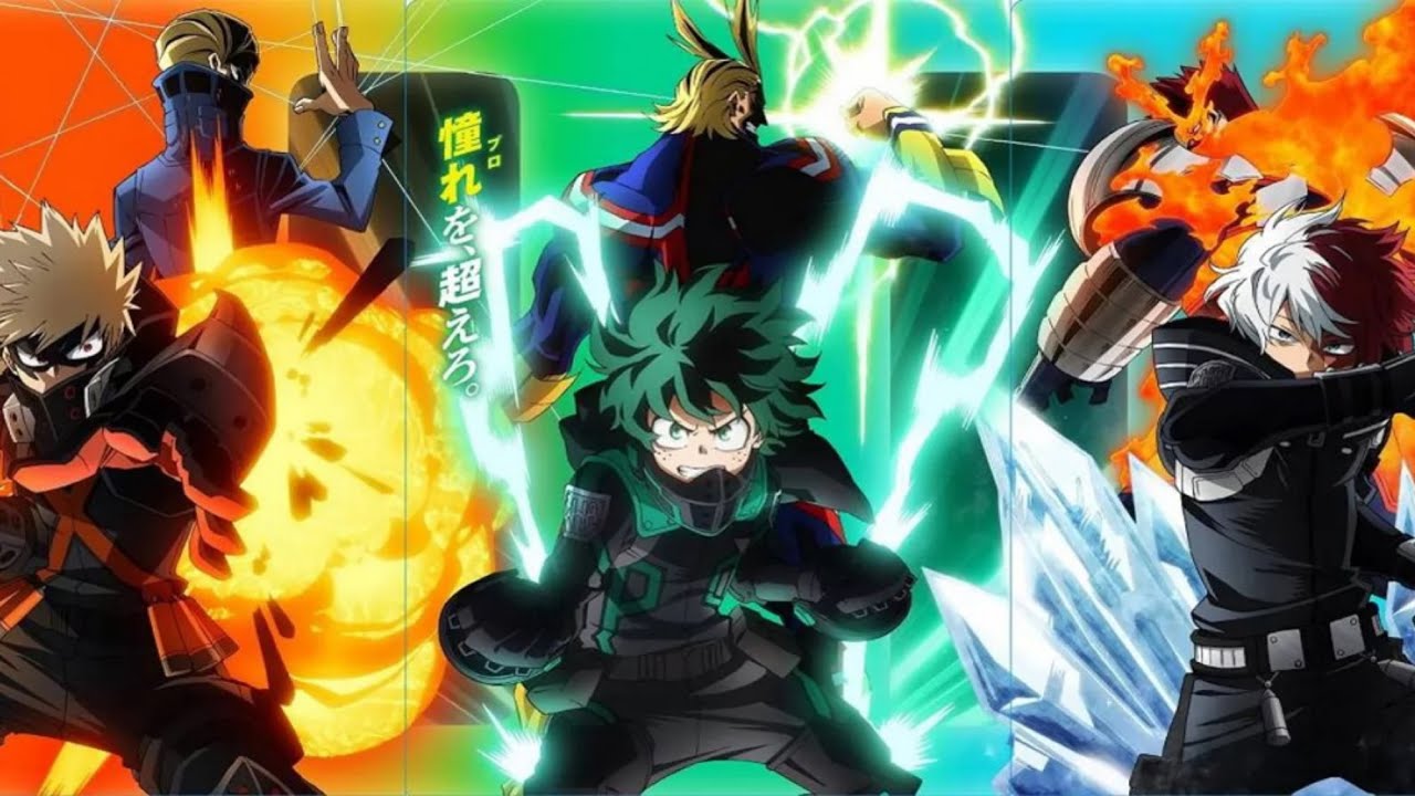 100 hình nền máy tính my hero academia với những hình ảnh nhiều màu sắc và  nét họa tiết