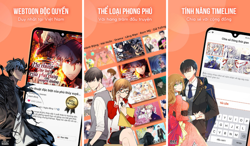 App đọc truyện tranh đam mỹ Manga Toon