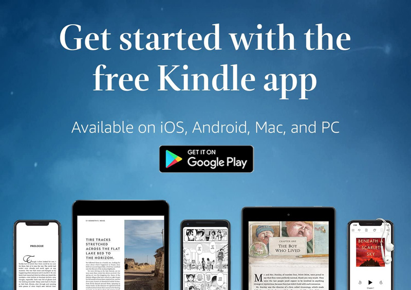 Tải app Amazon Kindle cho điện thoại để đọc truyện đam mỹ