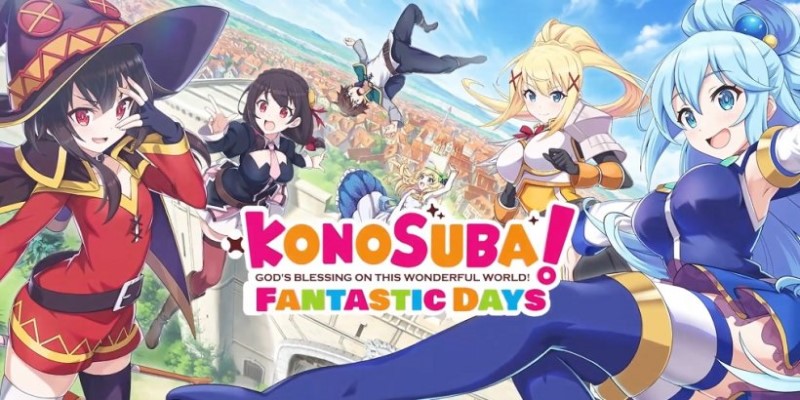 Konosuba là anime giả tưởng với nhiều nhân vật đáng yêu