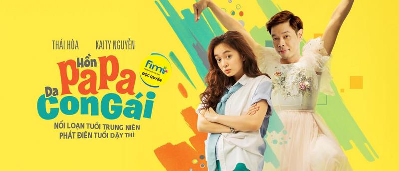 “Hồn Papa Da Con Gái” -  phim hài chiếu rạp Việt Nam theo motif hoán đổi linh hồn.
