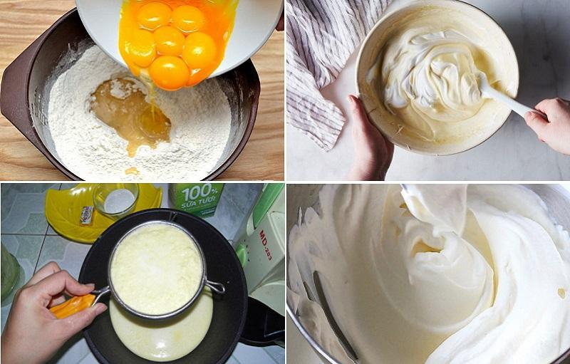 cách làm bánh trứng sữa nướng