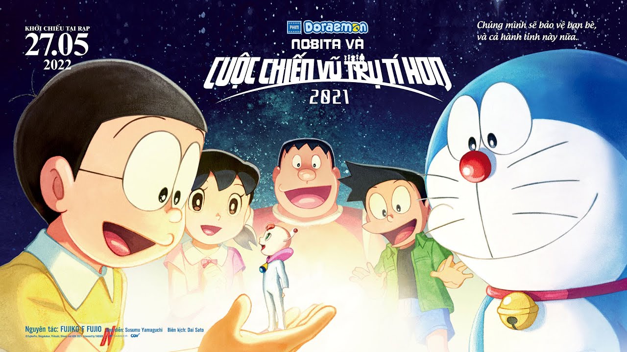 Doraemon Nobita và cuộc chiến ngoài không gian mini 2021