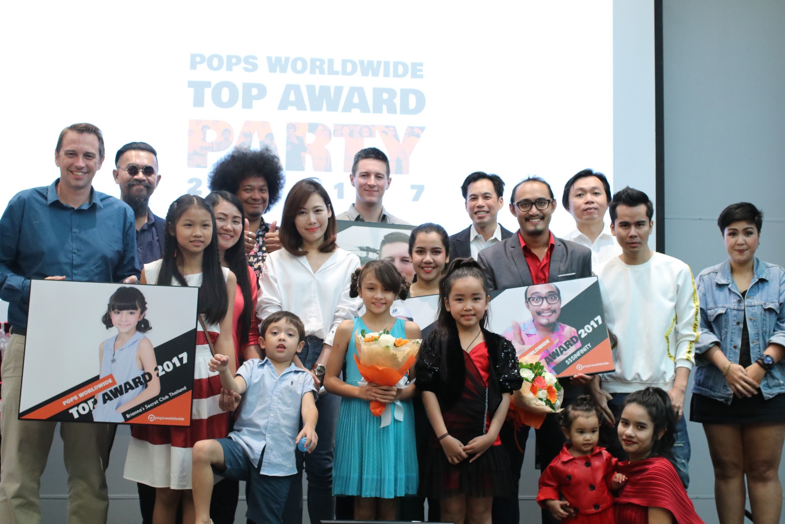 POPS Worldwide Thailand มอบรางวัล ให้กับพาร์ทเนอร์ที่มียอดวิวใน YouTube สูงสุดประจำปี 2017