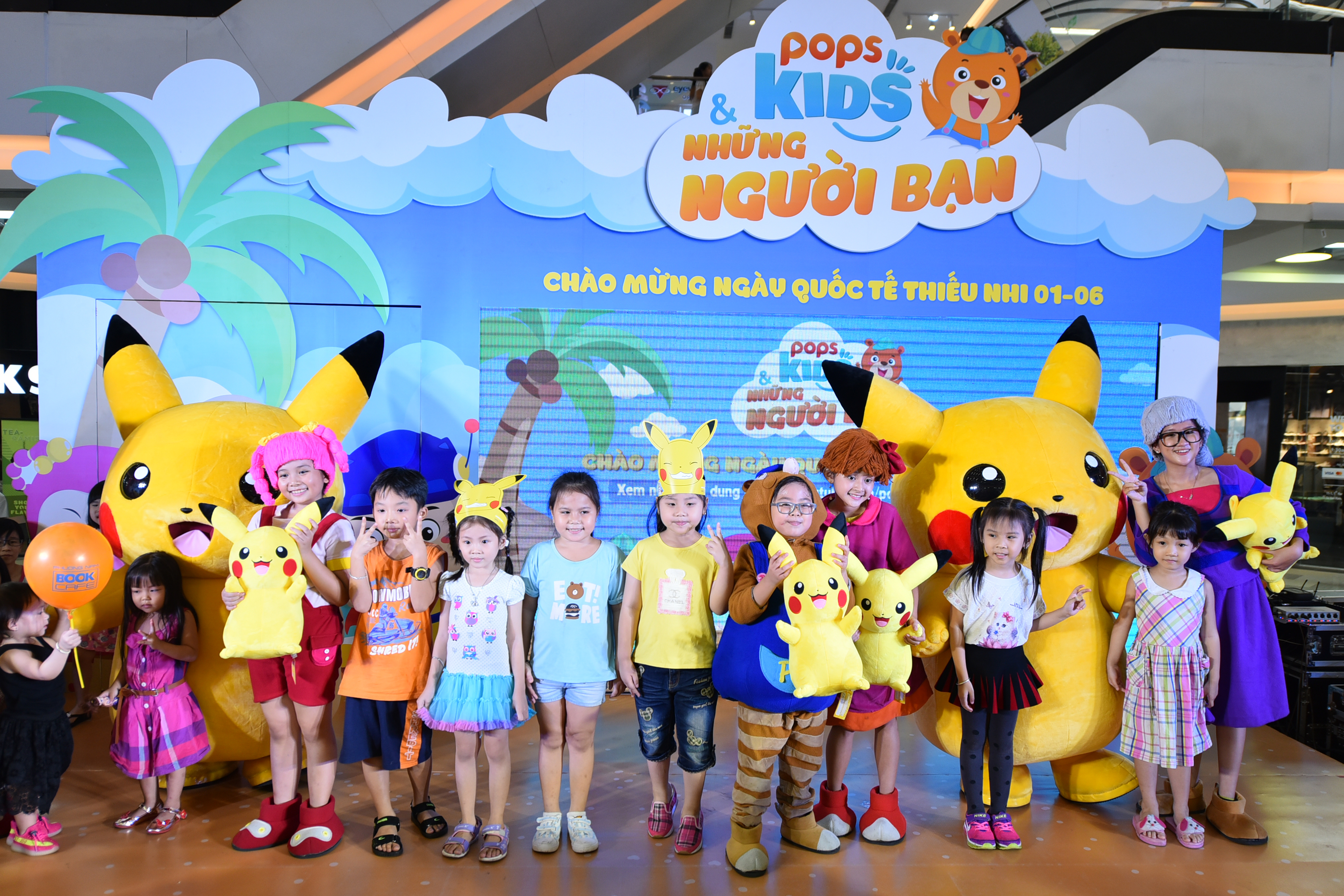 POPS Kids sẽ dẫn “đội quân” Pikachu đến thăm các bé vào quốc tế thiếu nhi