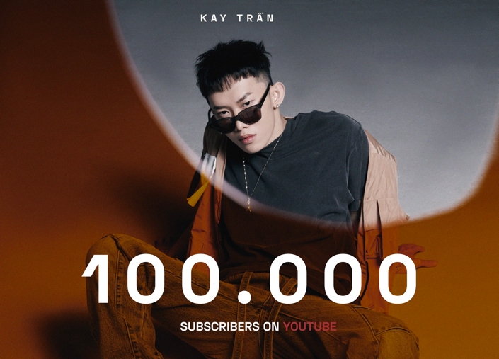 Trước thềm lên sóng MV “Nắm đôi bàn tay”, Kay Trần liền “ẵm” nút bạc YouTube với hơn 100,000 subcribers