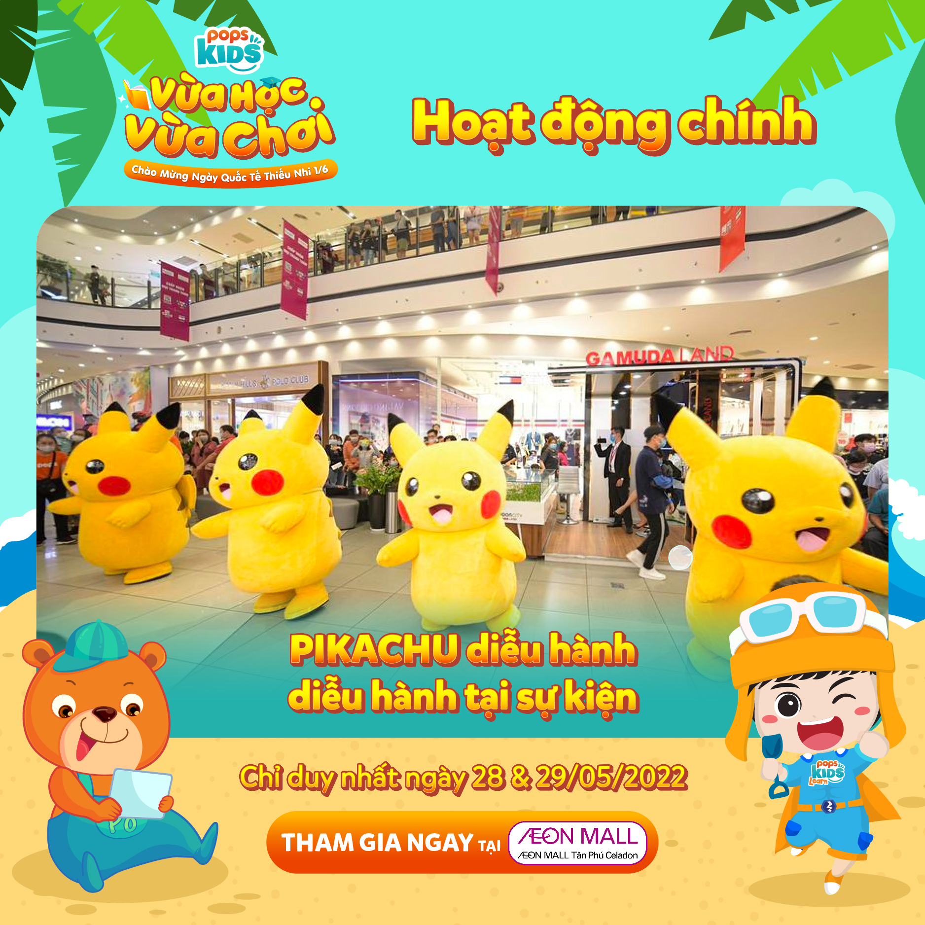 POPS Kids trở lại, dẫn “đội quân” Pikachu, Doraemon đến thăm các bé vào Quốc tế Thiếu nhi